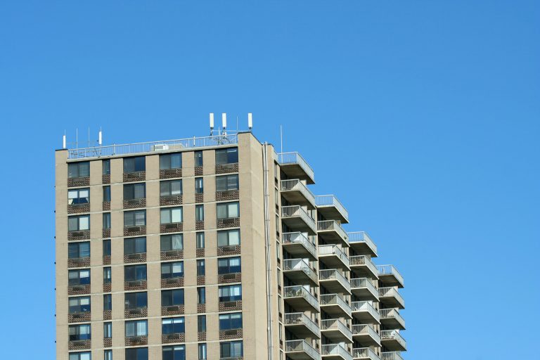 Hi-rise apartment building