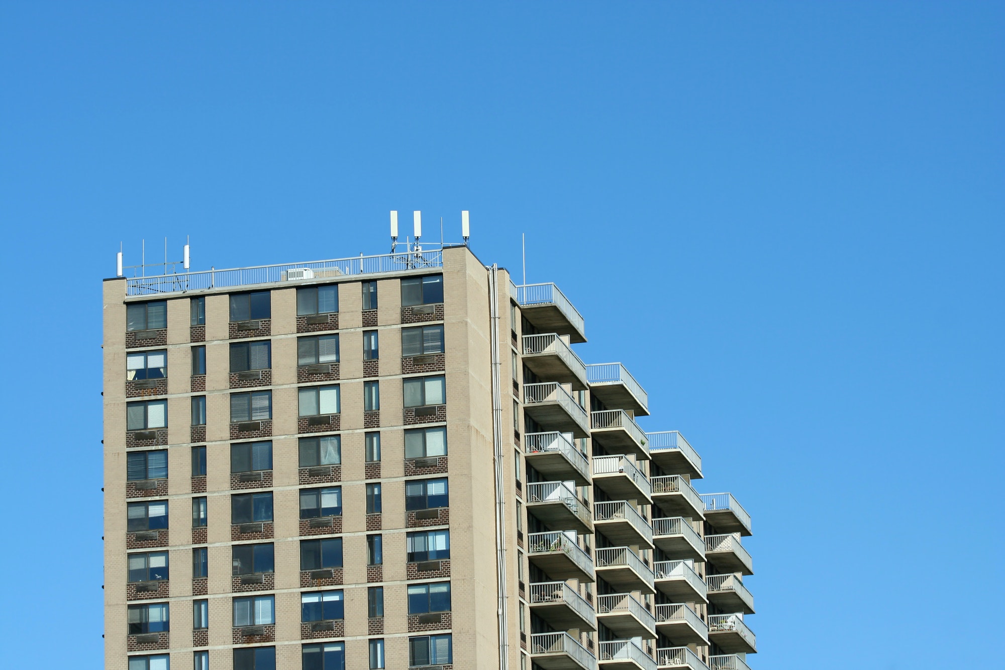 Hi-rise apartment building